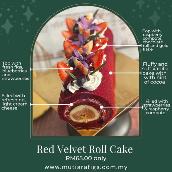 Red Velvet Roll Cake